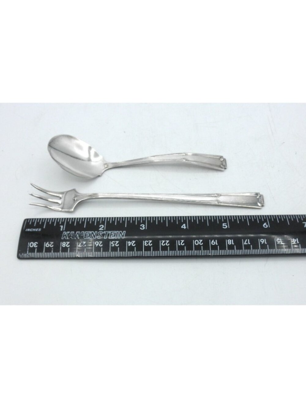 45 Piece (Some Vintage) Craft Silverplate and Stainless Steel Flatware Mixed Lot - Picture 7 of 8
